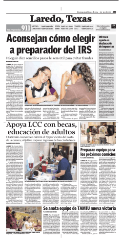 Aconsejan c&oacute;mo elegir a preparador del IRS - El Ma&ntilde;ana de Nuevo