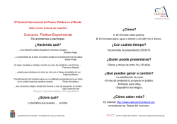 &iquest;C&oacute;mo? &iquest;Con cu&aacute;nto tiempo? &iquest;Qui&eacute;n puede presentarse