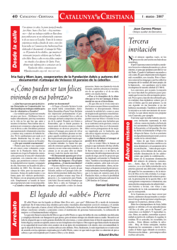 &laquo;&iquest;C&oacute;mo pueden ser tan felices viviendo en esa - Fundaci&oacute;n Adsis