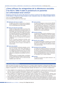&iquest;C&oacute;mo influyen los antagonistas de la aldosterona - Nefrolog&iacute;a