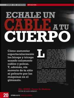 C&oacute;mo aumentar espectacularmente los b&iacute;ceps y tr&iacute;ceps - Weider