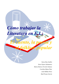 C&Oacute;MO TRABAJAR LA LITERATURA EN E.I.