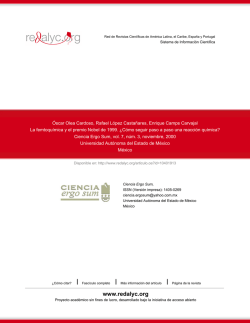 Redalyc.La femtoqu&iacute;mica y el premio Nobel de 1999. &iquest;C&oacute;mo seguir