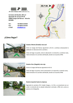&iquest;C&oacute;mo llegar?