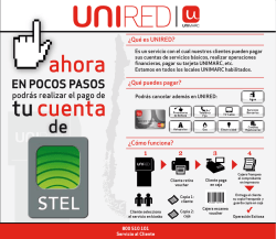 &iquest;Qu&eacute; es UNIRED? &iquest;Qu&eacute; puedes pagar? &iquest;C&oacute;mo funciona? - STEL