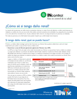&iquest;C&oacute;mo s&eacute; si tengo da&ntilde;o renal? - MDwise
