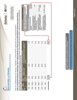 Plan de compensaci&oacute;n de Amway &ndash; Ejemplo 1: C&oacute;mo obtener