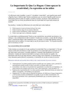 Lo Importante Es Que Lo Hagan: C&oacute;mo apoyar - Child Care Aware