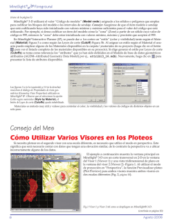 Consejo del Mes C&oacute;mo Utilizar Varios Visores en los Ploteos