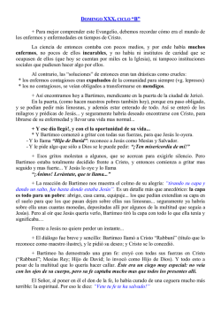 + Para mejor comprender este Evangelio, debemos recordar c&oacute;mo