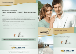 c&oacute;mo recomendar LUMEO de HANSATON. - Multiacustica