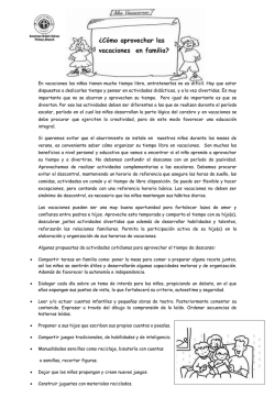 &iquest;C&oacute;mo aprovechar las vacaciones en familia? - American British