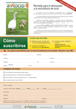 C&oacute;mo suscribirse - Aviocio