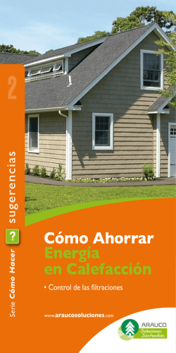 C&oacute;mo Ahorrar Energ&iacute;a en Calefacci&oacute;n - Arauco Soluciones