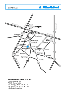 C&oacute;mo llegar - Rolf Windh&ouml;sel GmbH + Co.KG