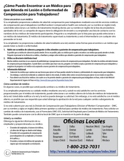 &iquest;C&oacute;mo Puedo Encontrar a un M&eacute;dico para que Atienda - Texas.gov