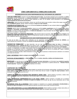 C&Oacute;MO CUMPLIMENTAR EL FORMULARIO B-2000 (9/08) - Caja