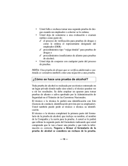 &iquest;C&oacute;mo se hace una prueba de alcohol?