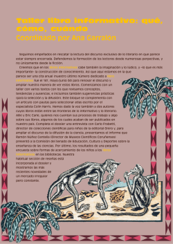 Taller libro informativo: qu&eacute;, c&oacute;mo, cu&aacute;ndo Coordinado - Club Kirico