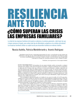 &iquest;C&Oacute;MO SUPERAN LAS CRISIS LAS EMPRESAS - Iesa