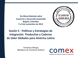 PRESENTACI&Oacute;N -&iquest;Qu&eacute; son las CGV? -&iquest;C&oacute;mo surgen las - Cepal