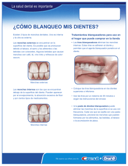 &iquest;C&Oacute;MO BLANQUEO MIS DIENTES? - Dentalcare.com