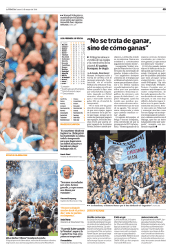 &ldquo;No se trata de ganar, sino de c&oacute;mo ganas&rdquo; - Papel Digital