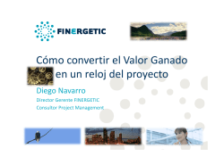 C&oacute;mo convertir el Valor Ganado en un reloj del - Earned Schedule