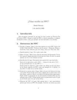 &iquest;C&oacute;mo escribo mi PFC?