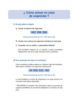 902 266 266 34 932 532 192 &iquest; C&oacute;mo actuar en caso - imediser.es