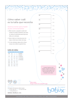 C&oacute;mo saber cu&aacute;l es la talla que necesita - Mam&aacute; Pata y sus patitos