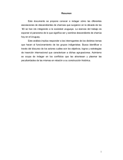 1 Resumen Este documento se propone conocer e indagar c&oacute;mo