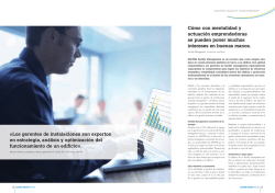 c&oacute;mo con mentalidad y actuaci&oacute;n emprendedoras se pueden poner