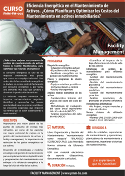 16 y 17 de Agosto - PMM Business School