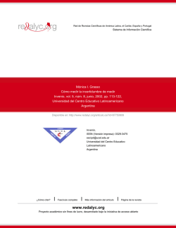 Redalyc.C&oacute;mo medir la incertidumbre de medir