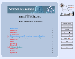 M&Oacute;DULO 1 SISTEMAS DE NUMERACI&Oacute;N. &iquest;C&oacute;mo se representan