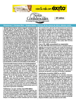 Grupo Sura tiene c&oacute;mo seguir comprando - Fenalco Antioquia