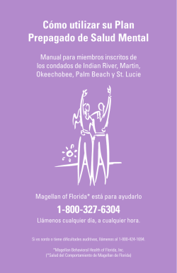 C&oacute;mo utilizar su Plan Prepagado de Salud Mental 1-800-327-6304