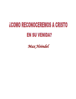 (C&oacute;mo reconoceremos a Cristo en su venida) - Fraternidade Rosacruz