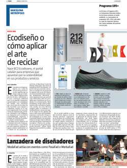 Ecodise&ntilde;o o c&oacute;mo aplicar el arte de reciclar - Zicla