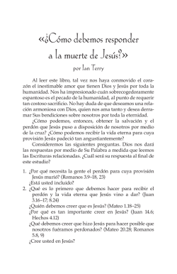 &laquo;?C&oacute;mo debemos responder a la muerte de - Biblecourses.com