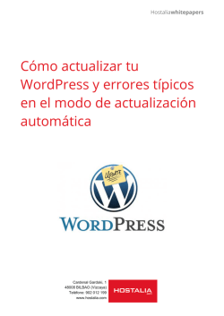 C&oacute;mo actualizar tu WordPress y errores t&iacute;picos en el modo de