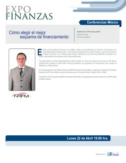 C&oacute;mo elegir el mejor esquema de financiamiento - Expo Finanzas