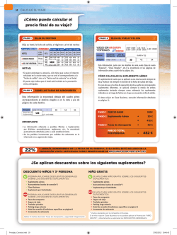 &iquest;C&oacute;mo puede calcular el precio final de su viaje - Comoviajar.com