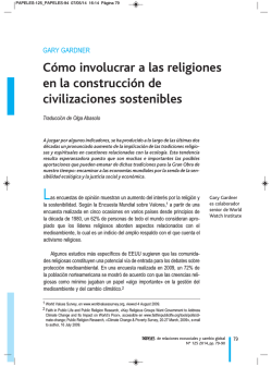 C&oacute;mo involucrar a las religiones en la construcci&oacute;n de - Fuhem
