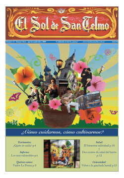 &iquest;C&oacute;mo cuidarnos, c&oacute;mo cultivarnos?