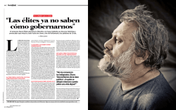 &ldquo;Las &eacute;lites ya no saben c&oacute;mo gobernarnos&rdquo;