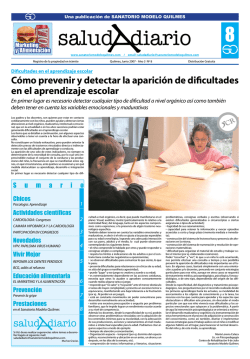 C&oacute;mo prevenir y detectar la aparici&oacute;n de dificultades en el