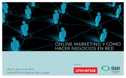 ONLINE MARKETING Y C&Oacute;MO HACER NEGOCIOS EN RED