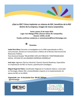 &iquest;Qu&eacute; es RSC? C&oacute;mo implantar un sistema de